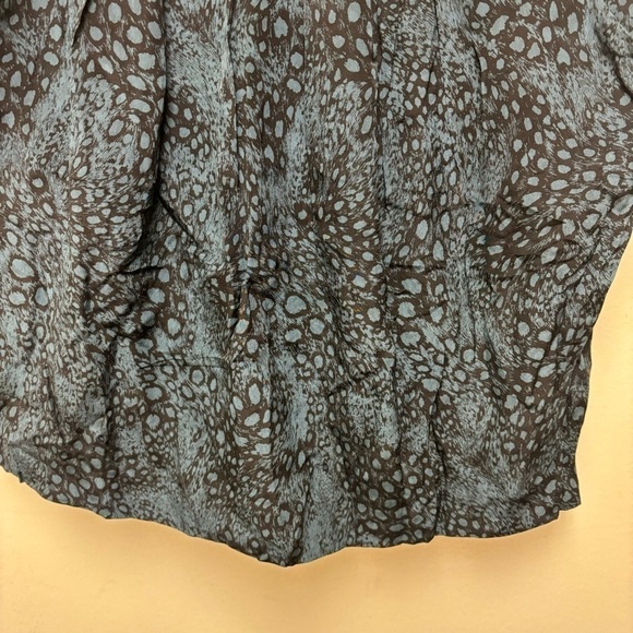 Anthropologie Pyrus 100% Silk Animal Print Mini Skirt - Picture 4 of 11